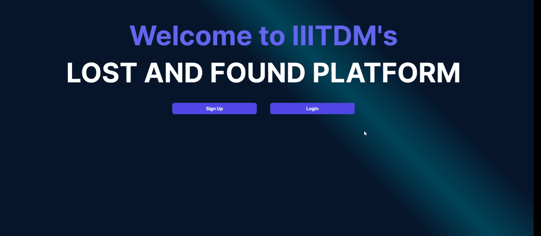Lost and Found Platform